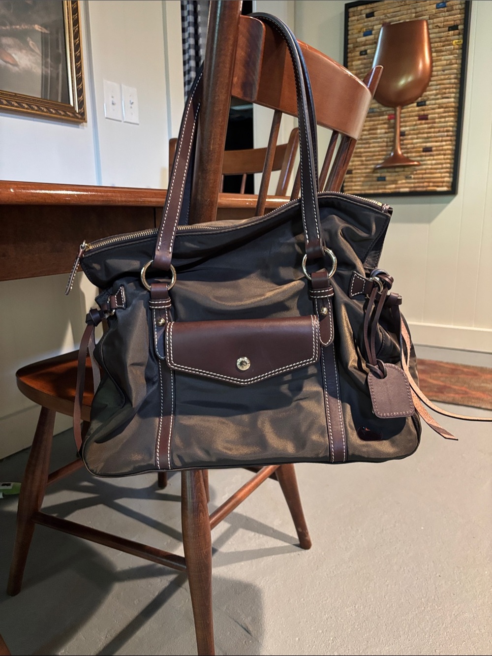 Dooney & Bourke Brown Tote Bag